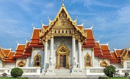 Bangkok'ta Wat Phra Kaew tapinağı